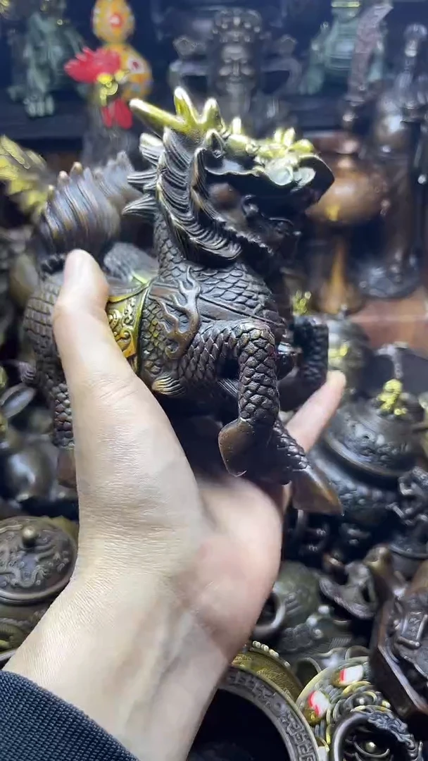 闪购链接，点击下单，有运费险，铜摆件