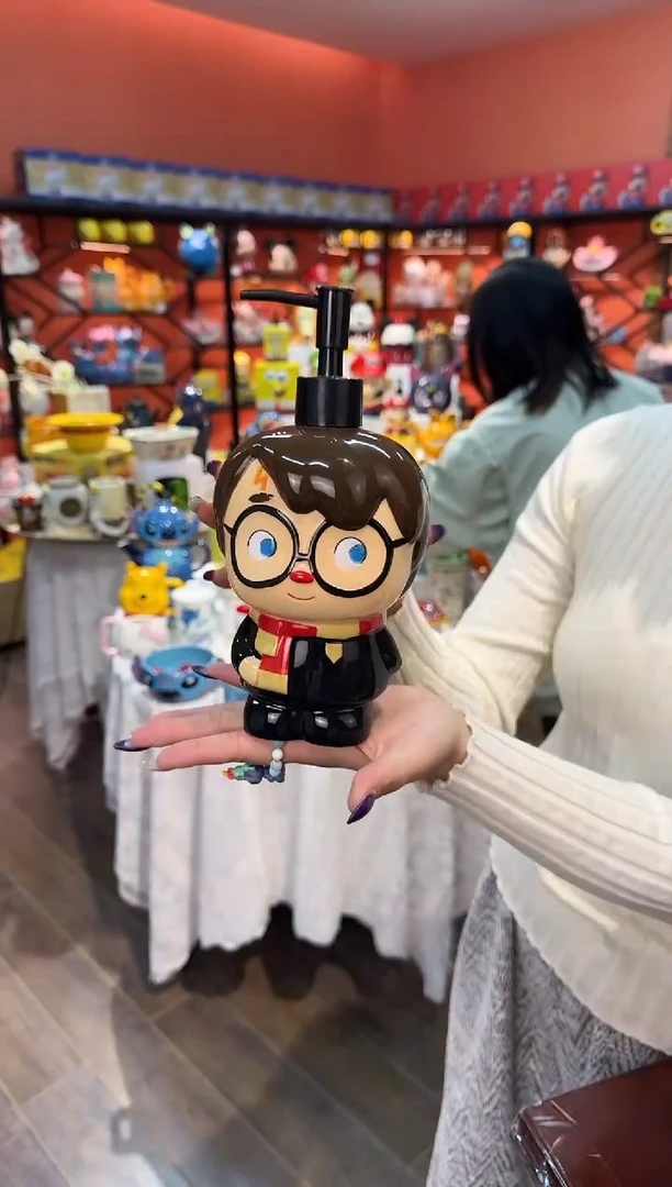 瓷片@@立体陶瓷分装按压瓶