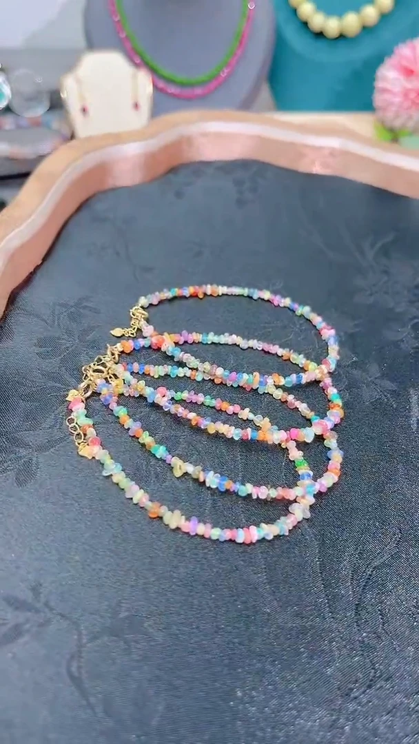 欧泊银S925镶嵌手链彩99