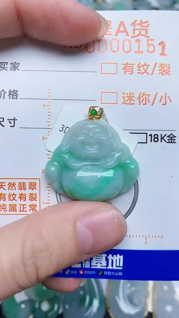 【闪购商品】翡翠颈饰18K金镶嵌4534534534