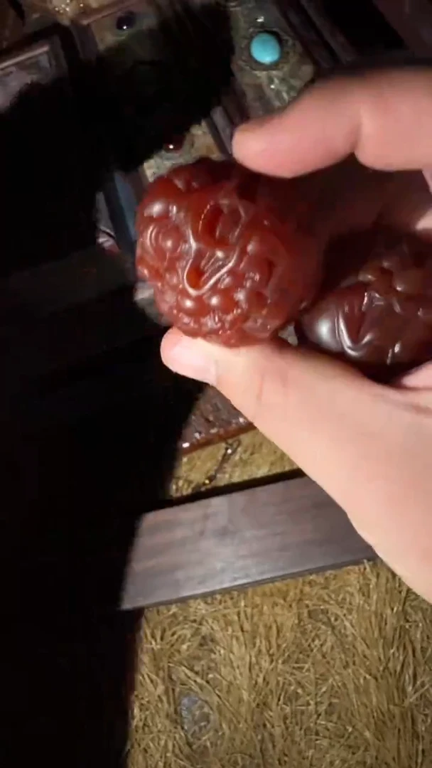 香榧木形式手把件===