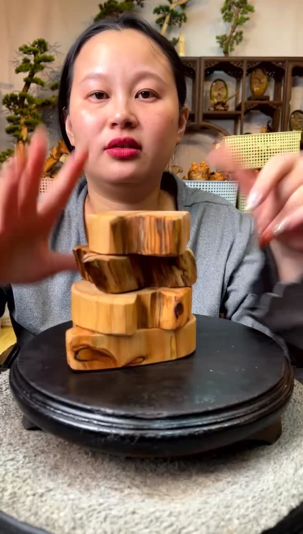 柏木（崖柏）崖柏小件4片