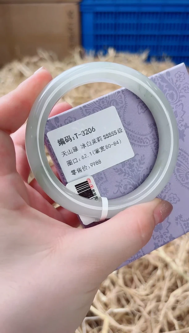 未镶嵌手镯石英质玉T-3206