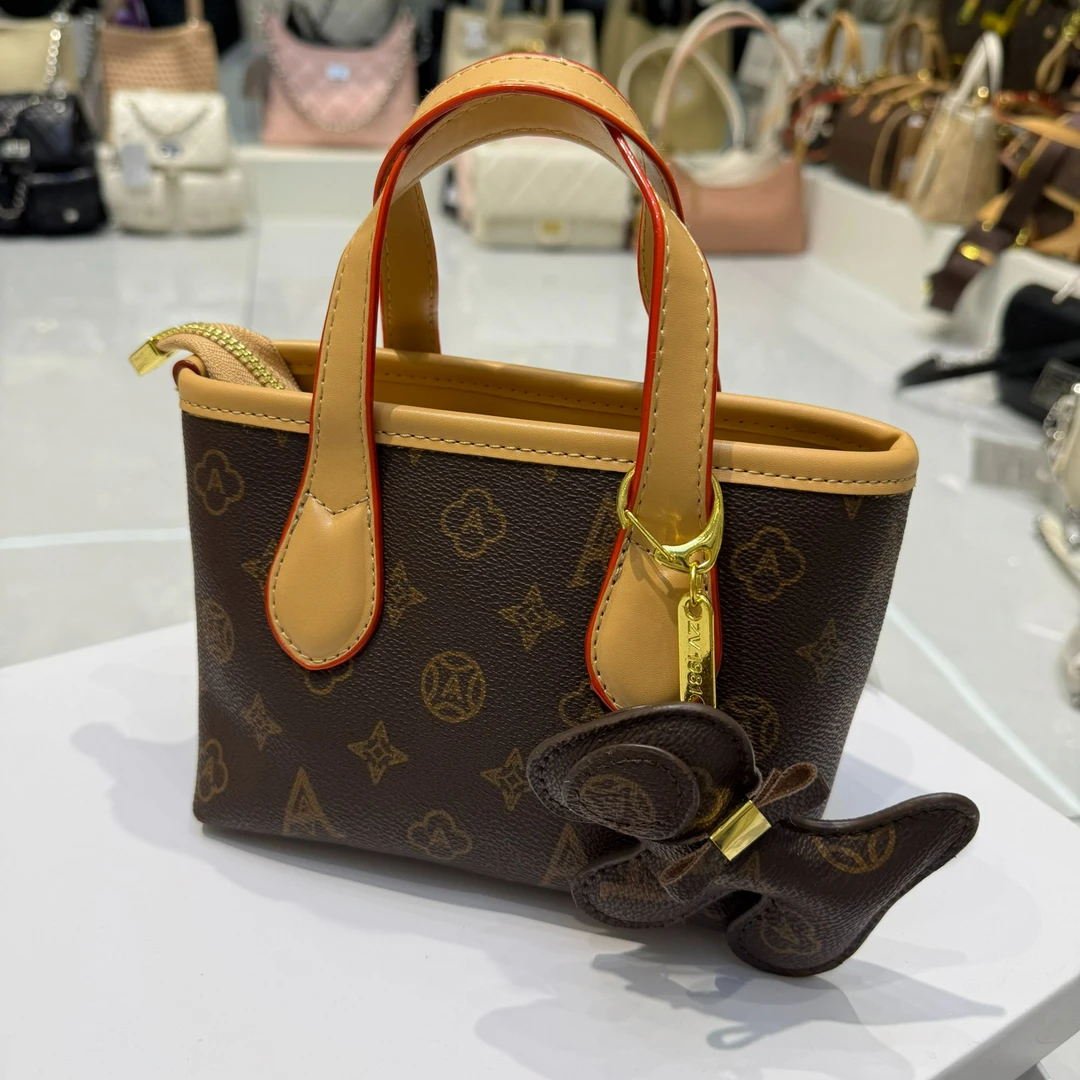 气质款菜篮子手提斜挎洋气百搭女包