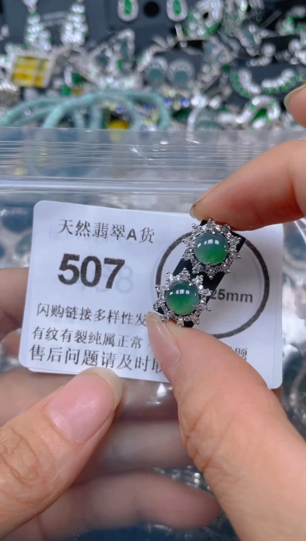 翡翠未镶嵌吊坠(不含链)507