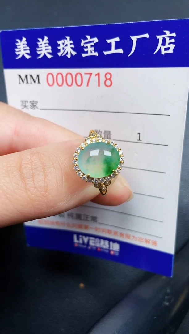 翡翠银S925镶嵌颈饰07185