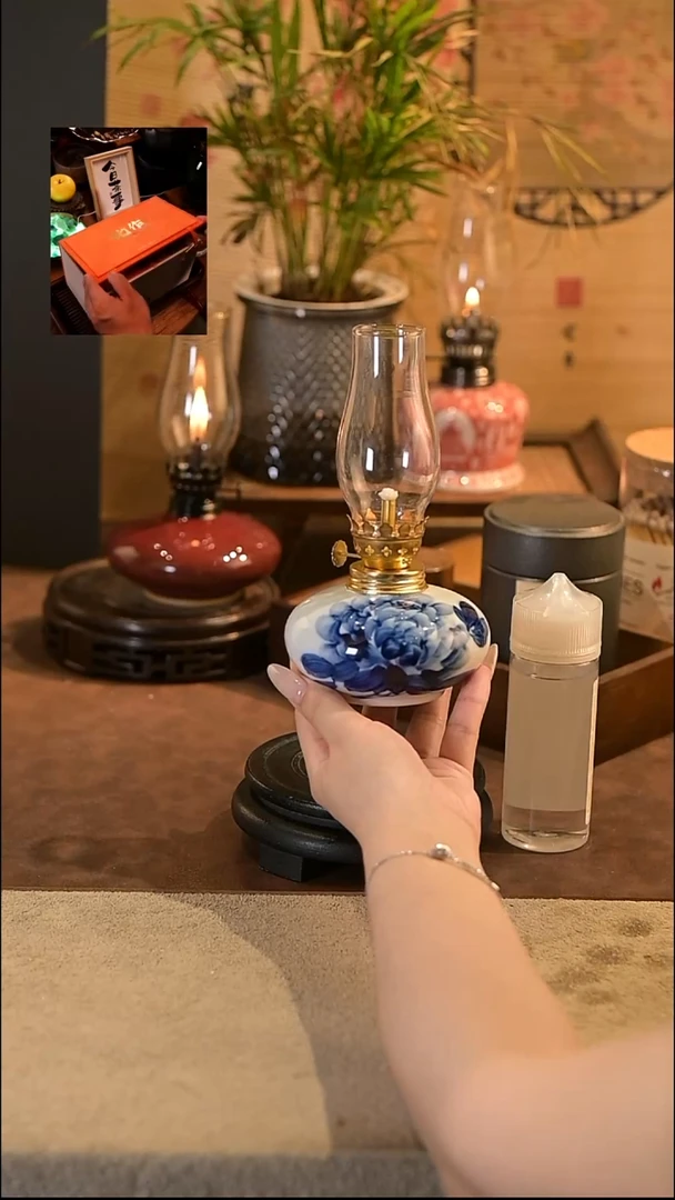 景德镇陶瓷香薰灯摆件