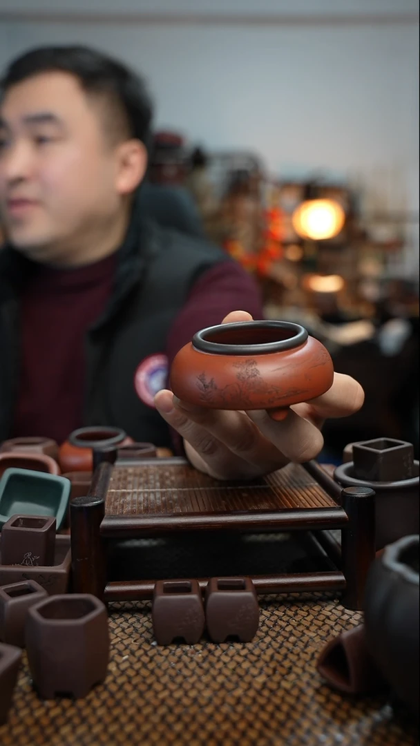 【闪购商品】紫砂花盆長木軒精品紫砂