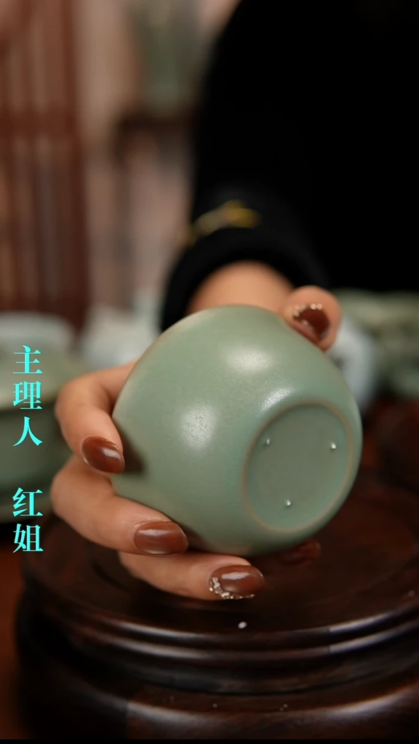 瓷片原产地原矿釉汝瓷