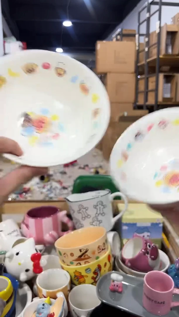 瓷片面包超人大碗2件套