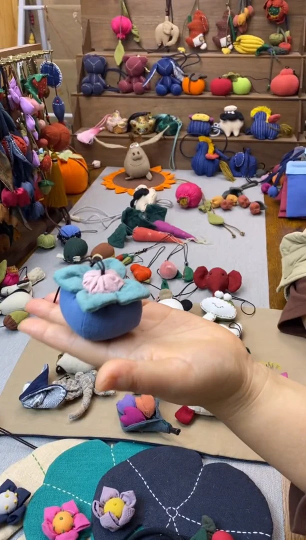 大柿子挂件（蓝色）