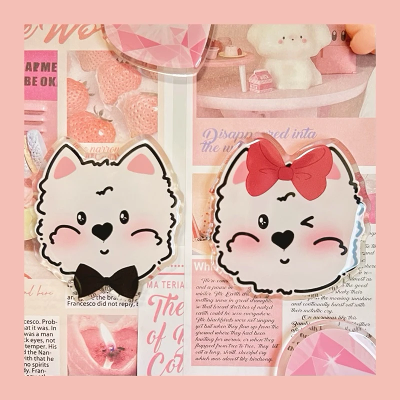 Hi Westie 西高地头像系列西高地弟弟妹妹冰箱贴