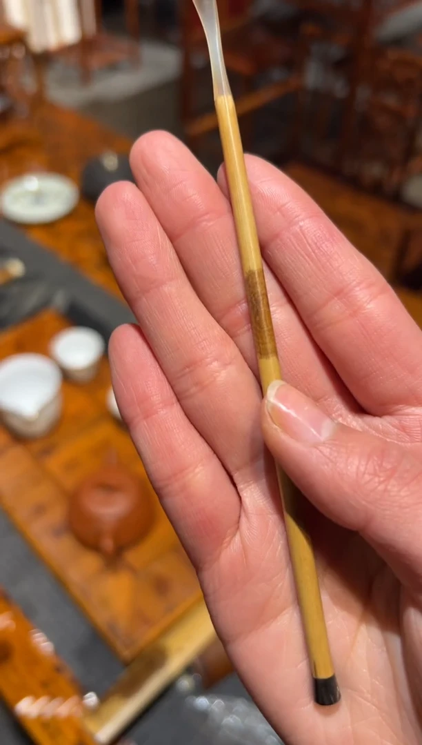 【闪购商品】扇子福建红湘妃竹茶拨