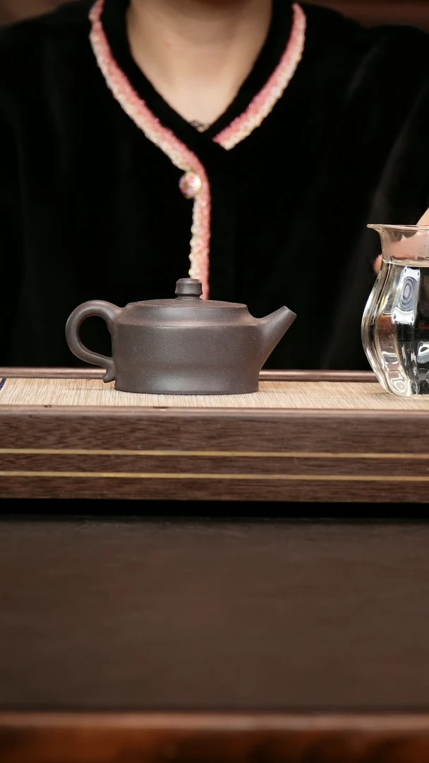 茶壶紫砂天青泥 一代磐石 老付