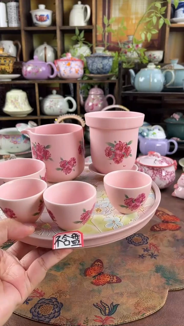 1壶4杯1个包包 不含盘