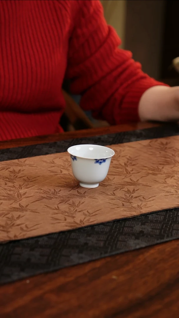 【闪购商品】杯子青源器语唐宝相小铃铛杯