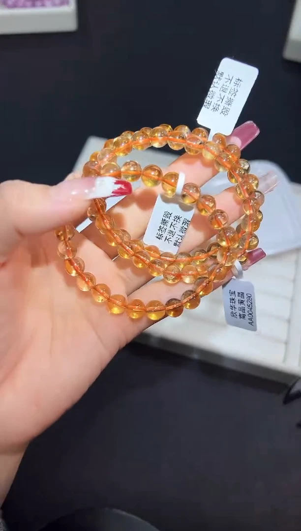 【闪购商品】水晶手串未镶嵌90a多样性发其一/1条7mm默认微瑕