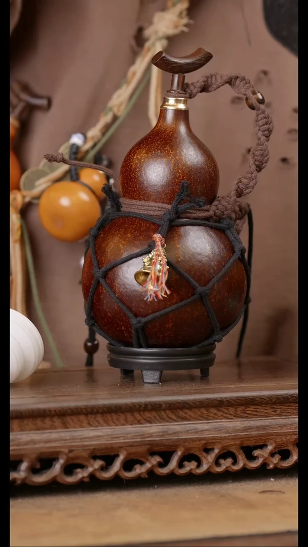 113号精品天然大漆酒葫芦一物一拍~