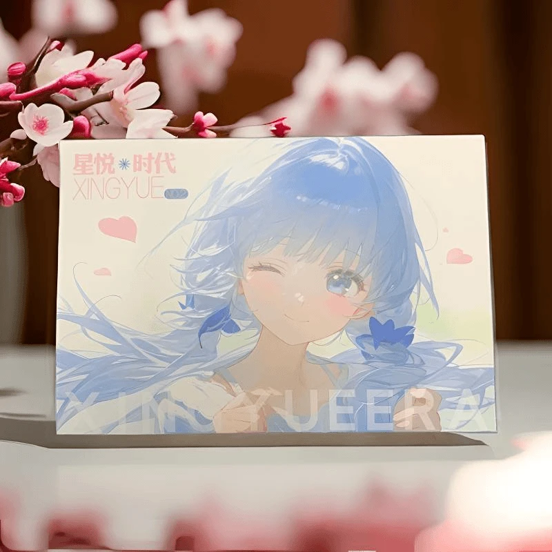 【推荐】星悦时代第二弹二次元少女动漫潮玩盲盒拆封拆卡集卡