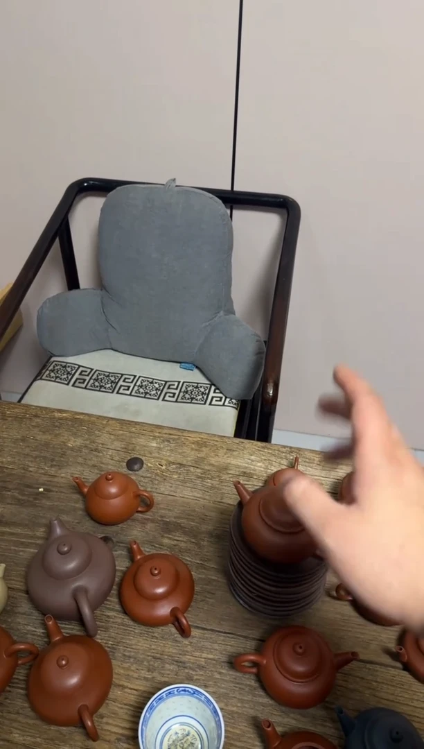 茶壶紫砂薄胎水平壶180CC