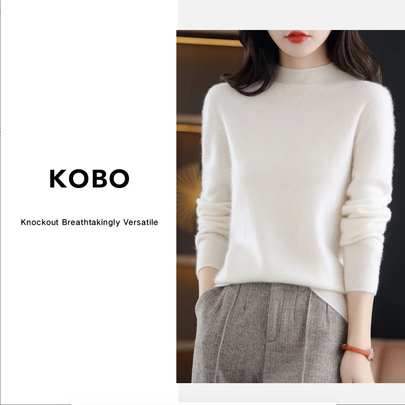 HY-2536 秋季新款一线成衣半高领针织打底衫