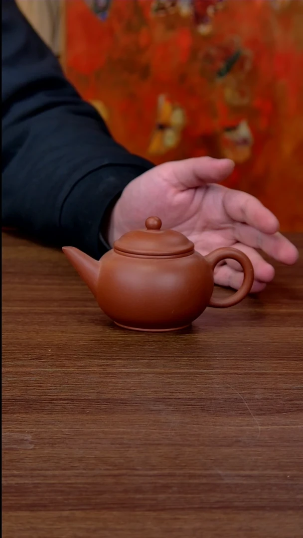 【闪购商品】紫砂茶壶杜家红泥水平150CC