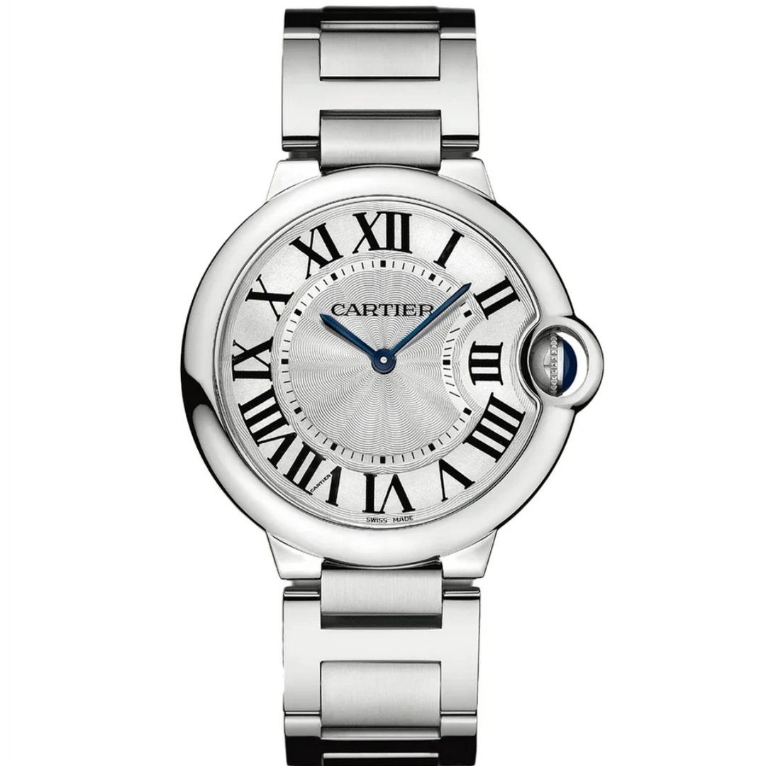 99新 Cartier/卡地亚 蓝气球W69011Z4 36精钢石英女款 单表