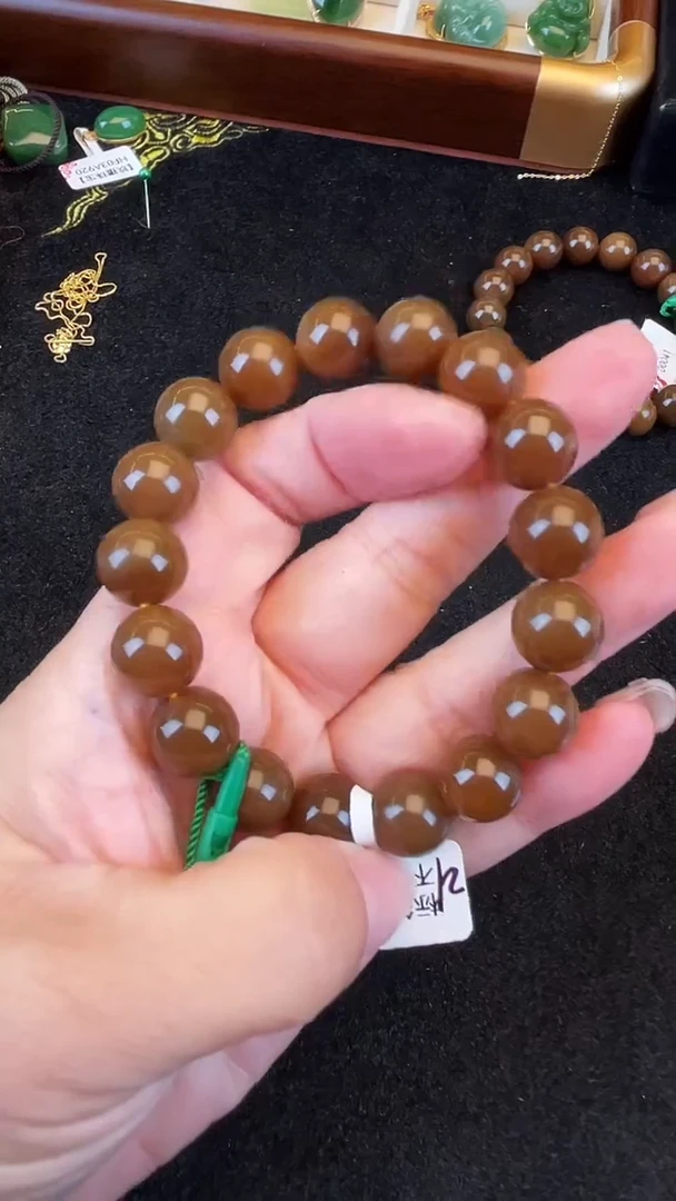 未镶嵌手串和田玉卡12（多样性发一件）