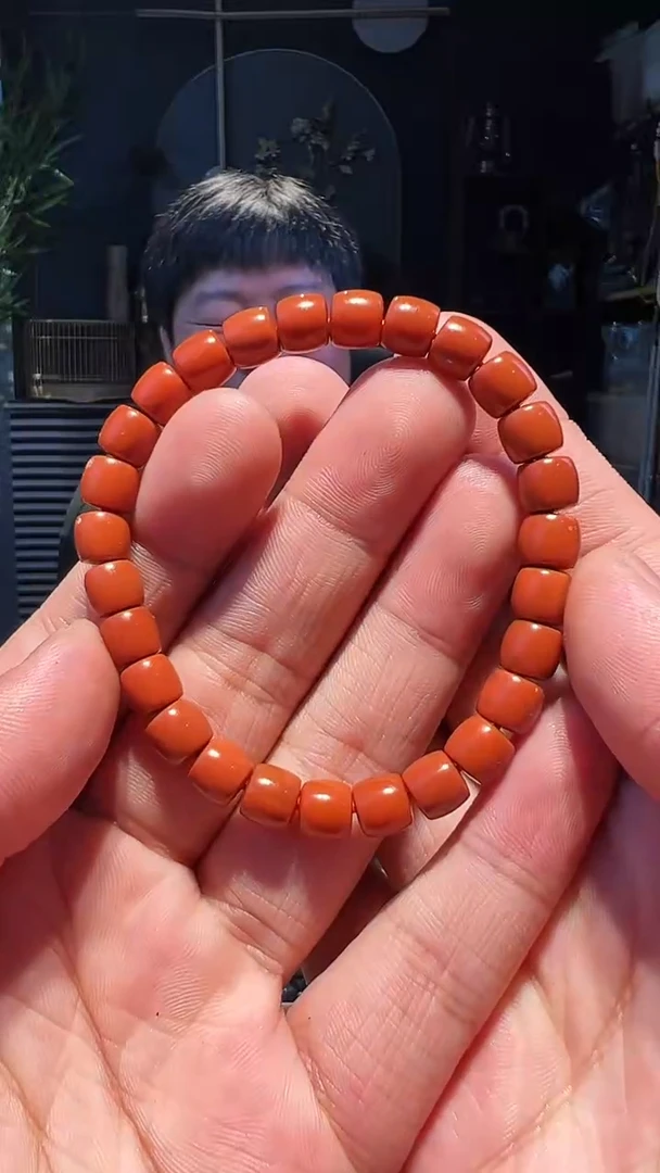 【闪购商品】南红玛瑙手串未镶嵌7+单圈