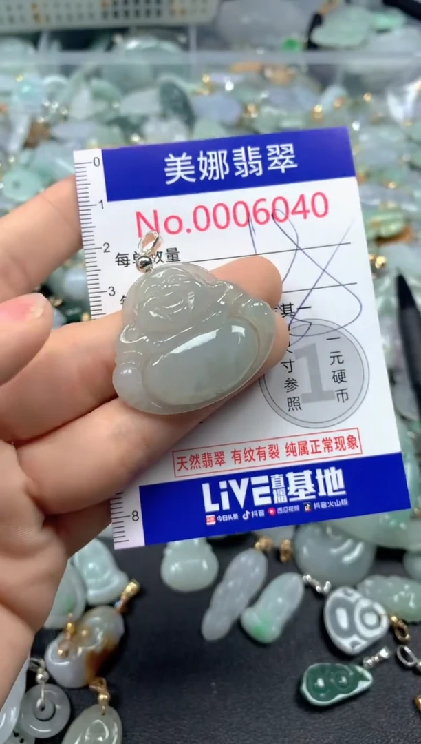 颈饰未镶嵌翡翠6040