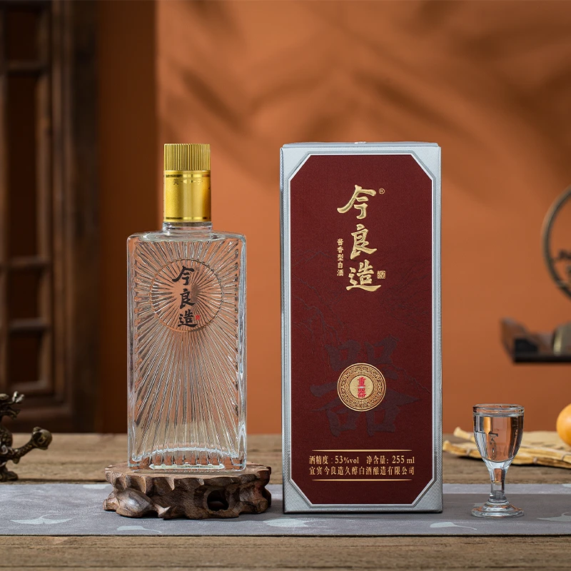 今良造【年货节】【重器】纯粮酿造酱香型白酒大曲坤沙53度255ml