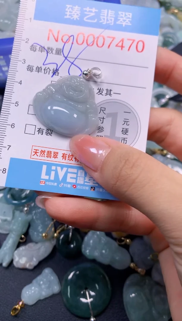 颈饰未镶嵌翡翠7470
