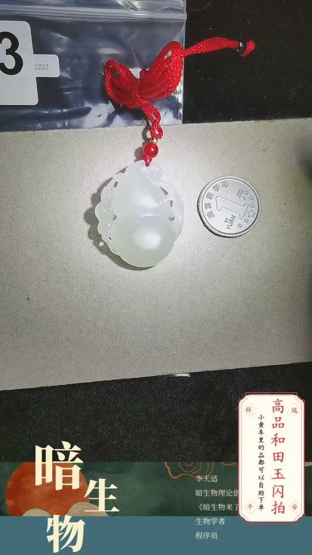 【闪购商品】和田玉吊坠(赠链)未镶嵌203