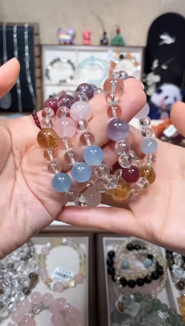 【闪购商品】水晶手串未镶嵌【多宝】设计款手串