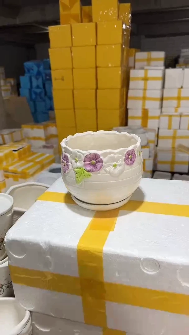 高温陶瓷花盆+E30