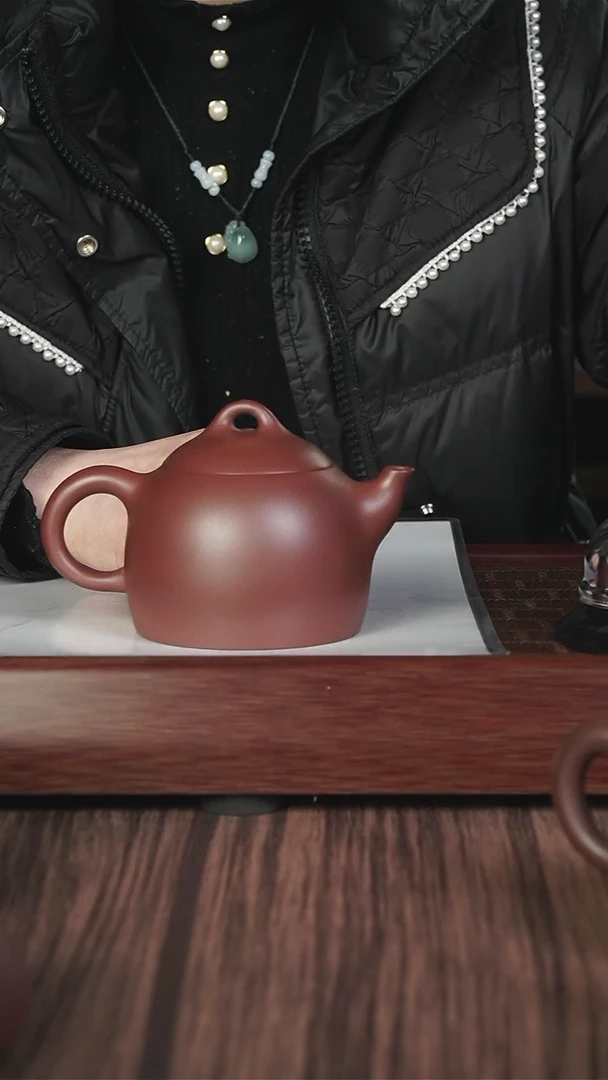 【闪购商品】紫砂茶壶战旗 龙血砂  秦权