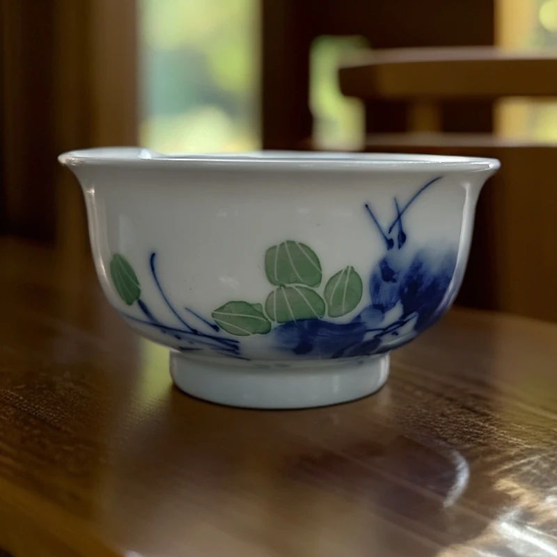 G07【人间瓷画】青花写意杯