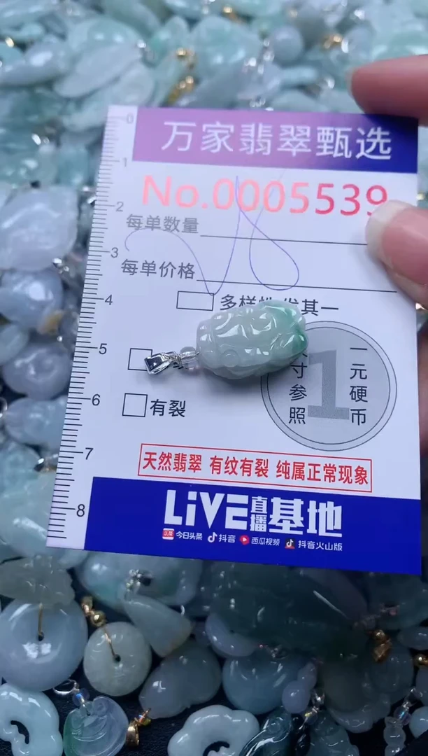 颈饰未镶嵌翡翠5539