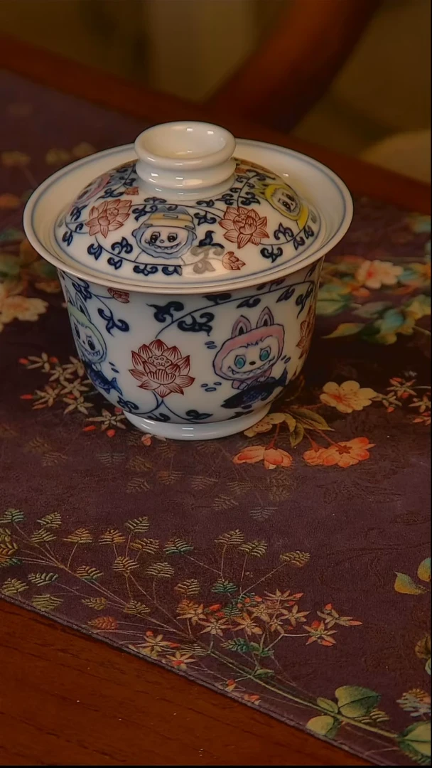杯手工手绘杯杯很美丽
