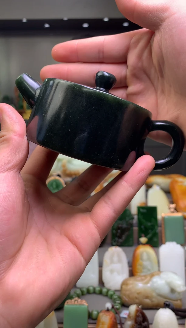 【闪购商品】和田玉茶壶未镶嵌茶壶3