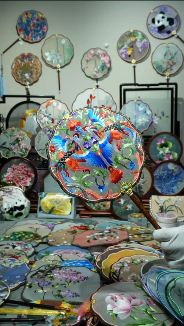 织绣纯手工苏绣双面绣