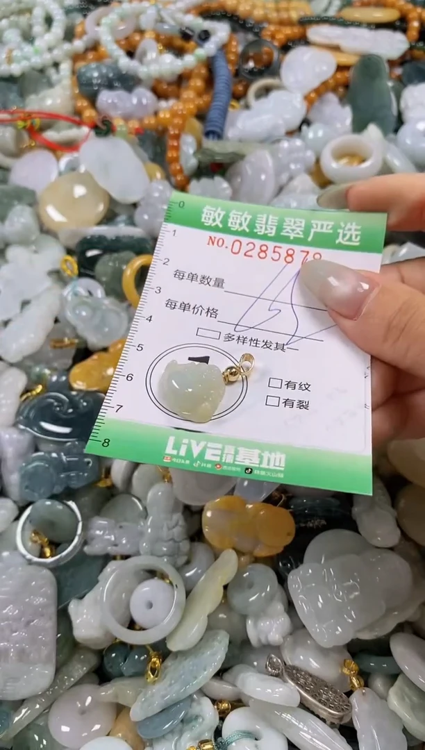 翡翠未镶嵌颈饰闪购0285878