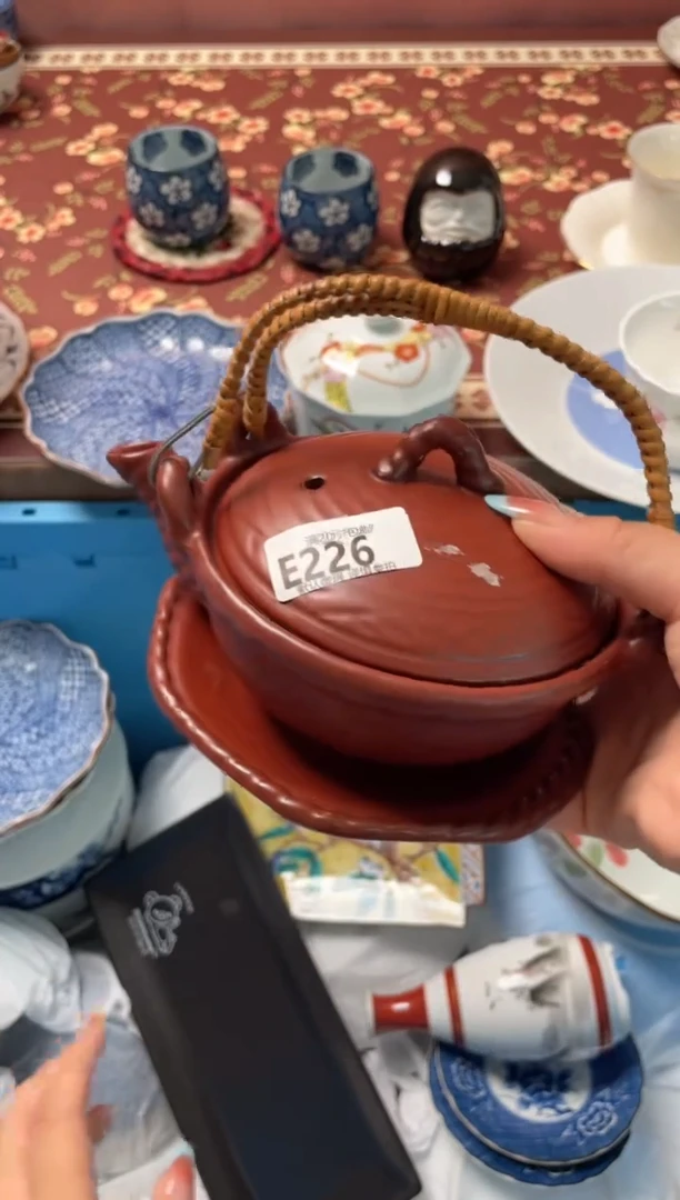 瓷片小*蹬瓷器瓷器E226