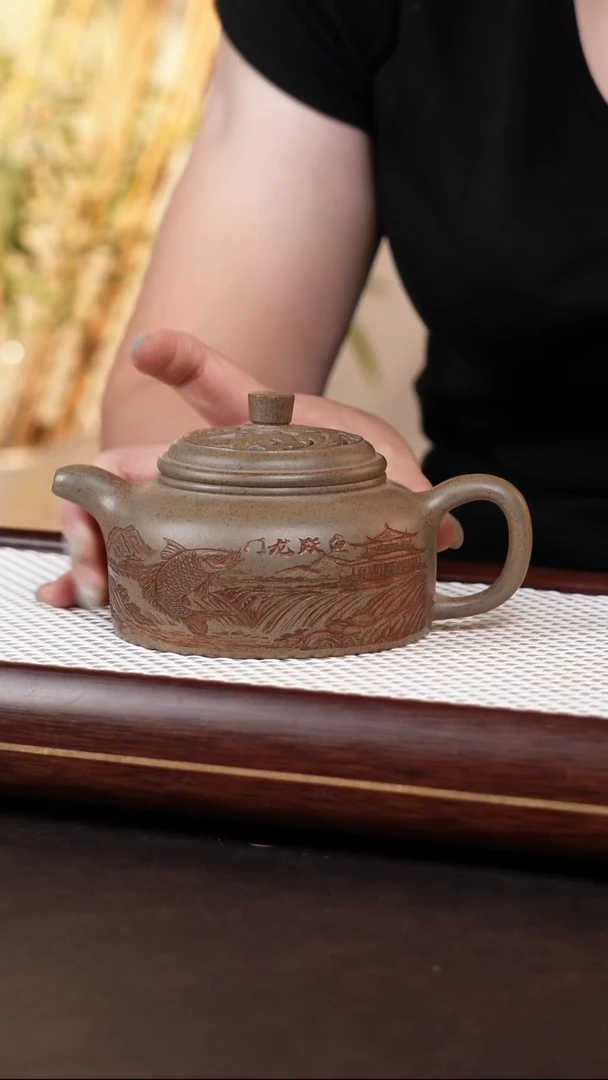 茶壶紫砂青段德中