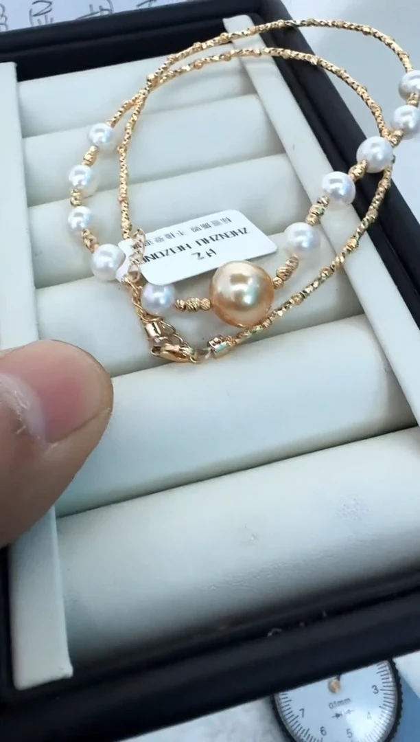 【闪购商品】海水珍珠颈饰银S925镶嵌项链