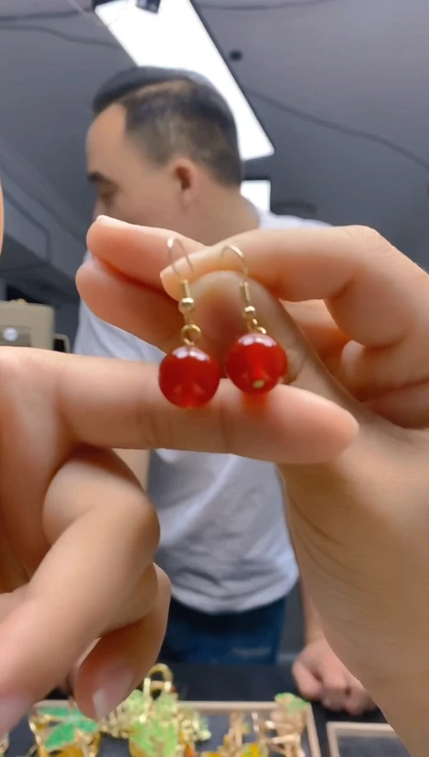 【闪购商品】玛瑙/玉髓耳饰合金03玛瑙饰品