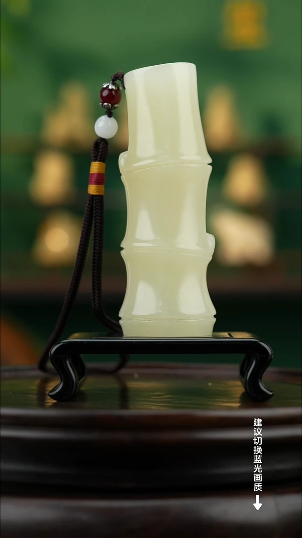 玉【节节高升】天然玉石手把件