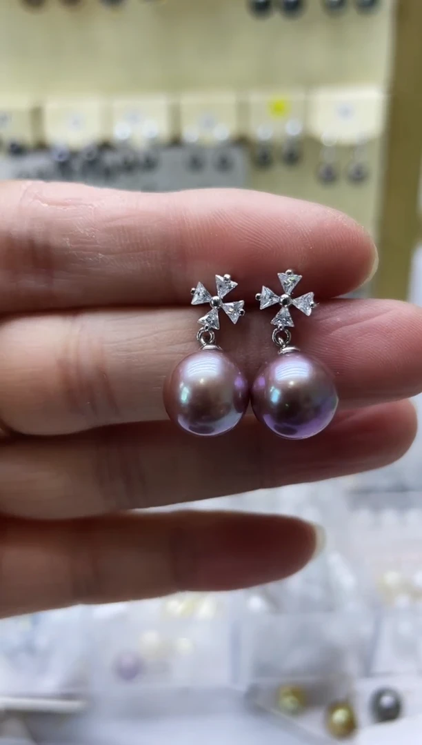 未镶嵌淡水珍珠耳饰2