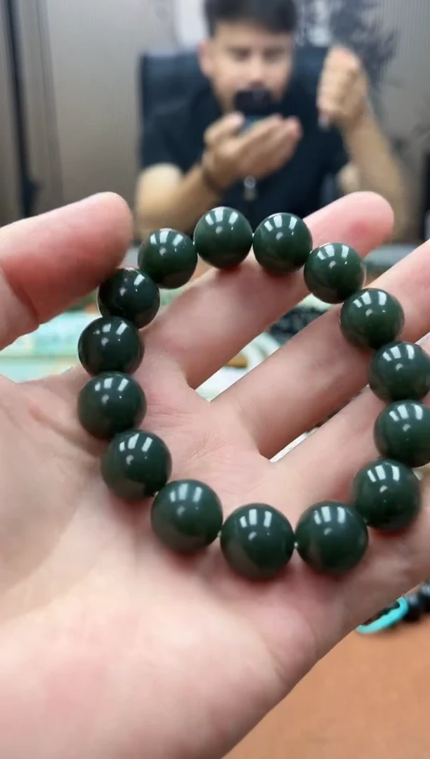 手链未镶嵌和田玉纯天然新疆且末蓝14