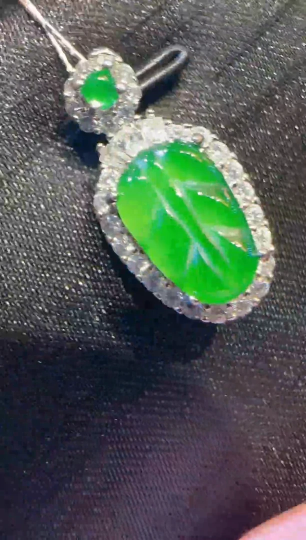 翡翠合金吊坠(不含链)